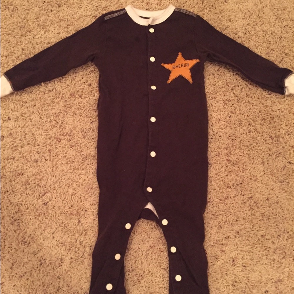 One piece ‘sheriff ‘ outfit